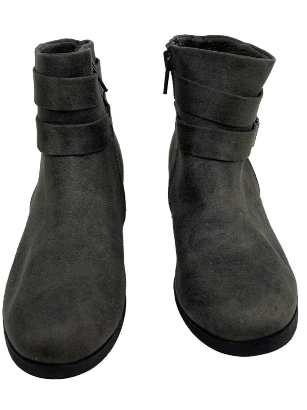 zoe & zac Girls Faux Suede Ankle Boots Size 2